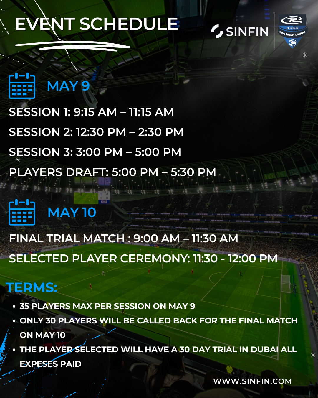 SINFIN X TFA TRIALS KUWAIT